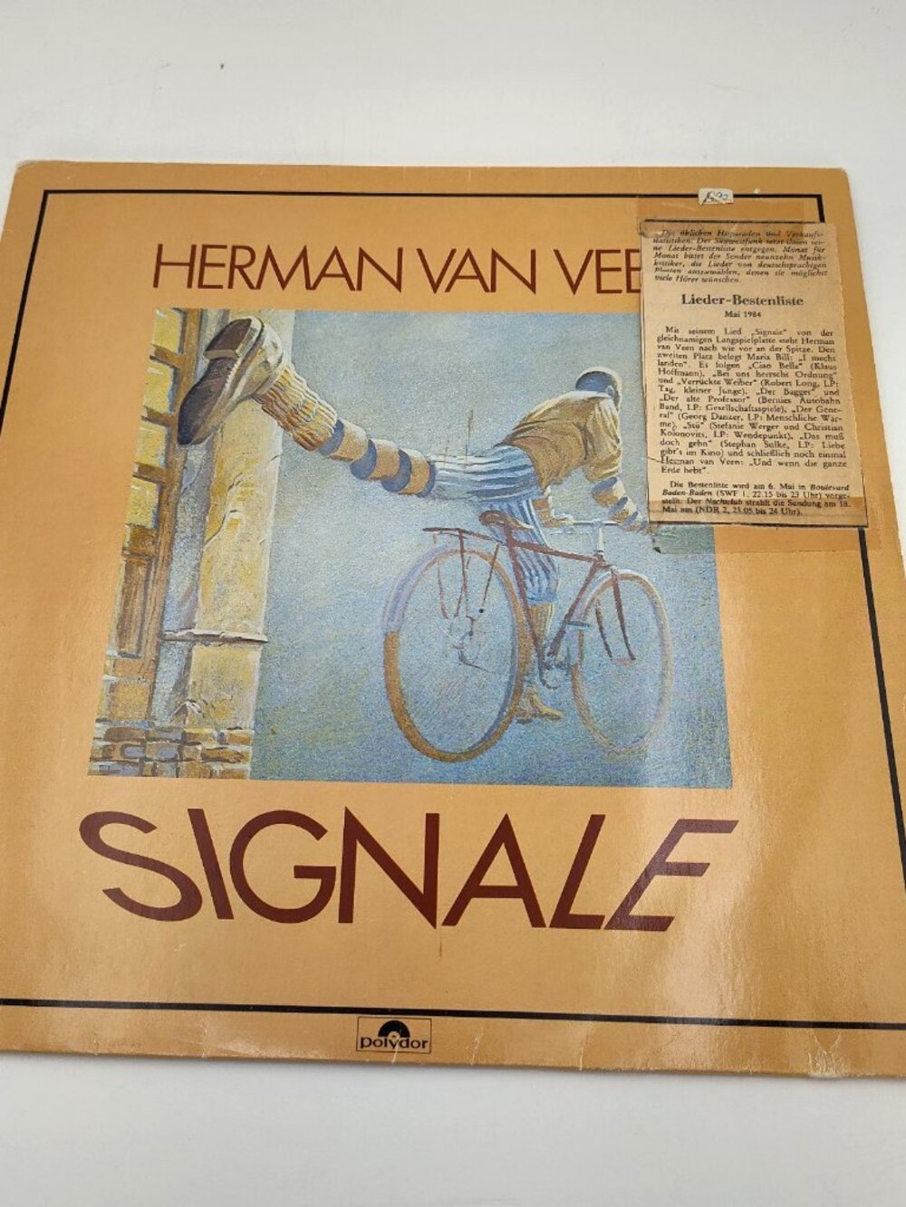 Herman Van Veen Signale 12" Vinyl Record Album LP 33 RPM Polydor